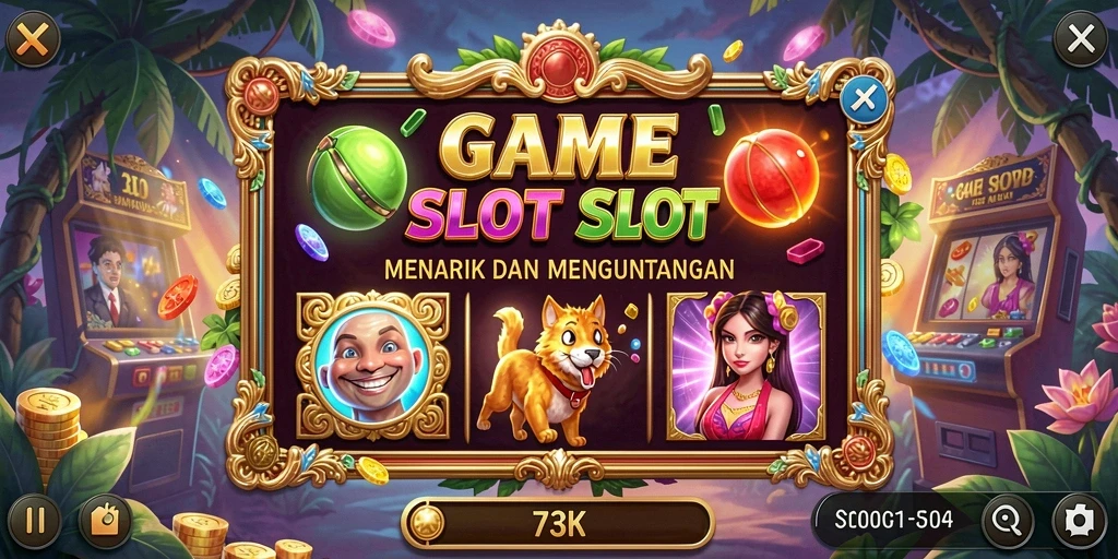 Tampilan gameplay yang menarik dari 73K slot game.
