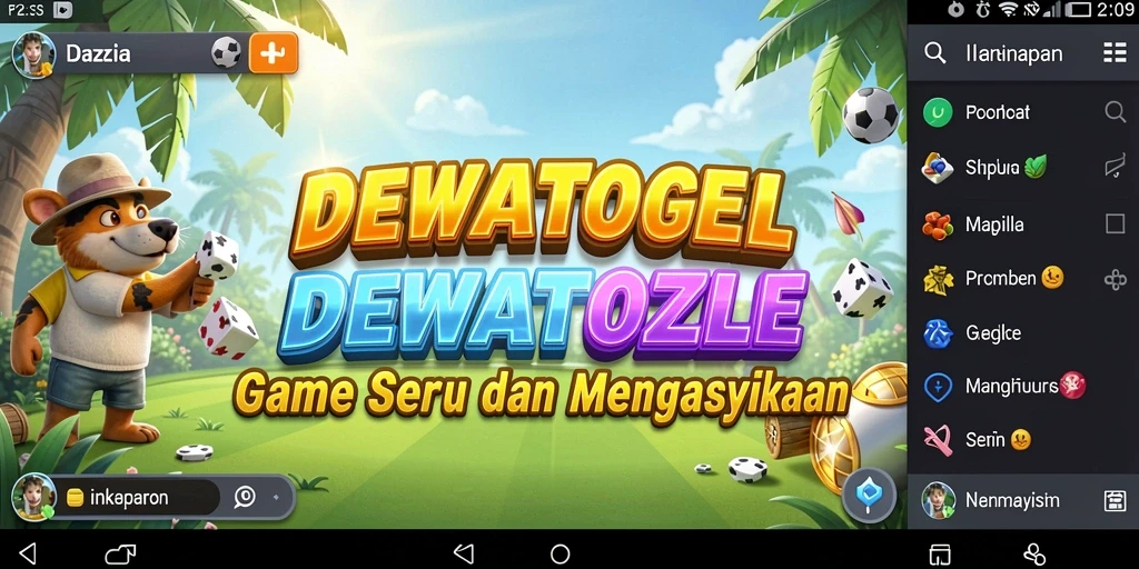 Tampilan gameplay menantang di DEWATOGEL, penuh dengan teka-teki menarik.