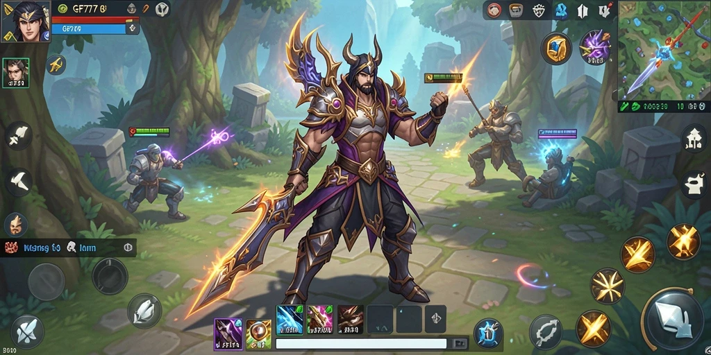 Tampilan gameplay GF777 yang epik dan mendebarkan.
