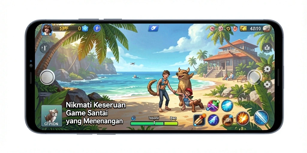 Screenshot gameplay GTPIDN yang menunjukkan keseruan bermain.