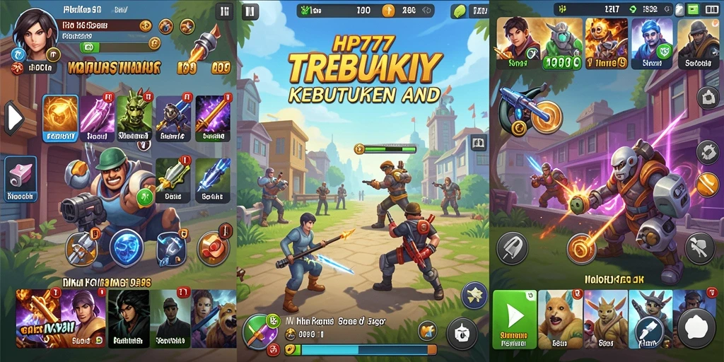 Tampilan antarmuka aplikasi HP777 yang intuitif dan user-friendly.