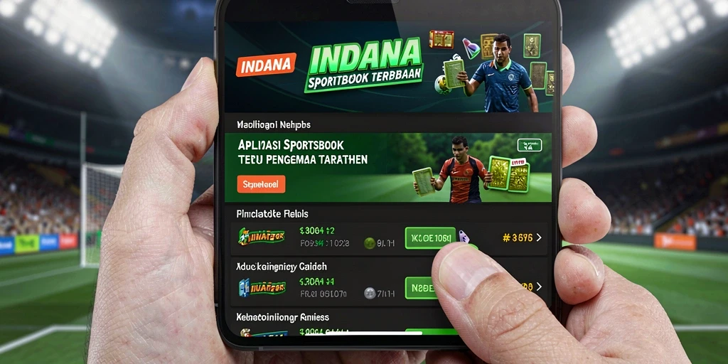 Screenshot INDAAA menampilkan antarmuka taruhan yang menarik dan interaktif.