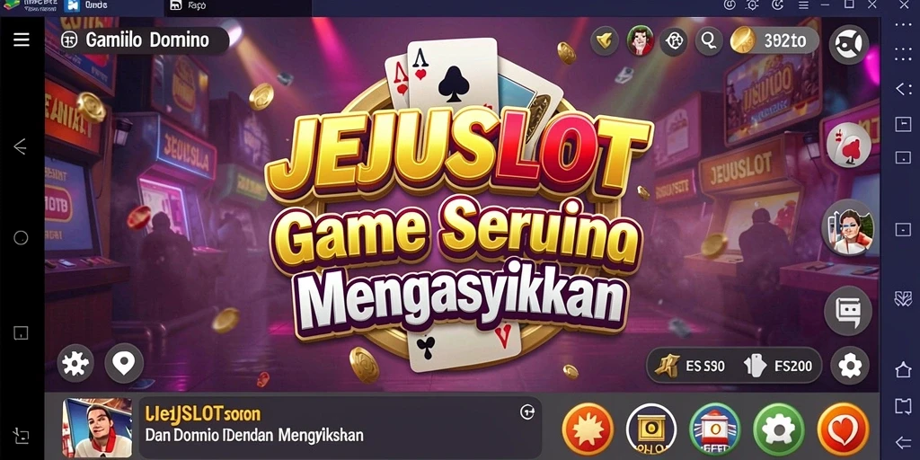 Menampilkan gameplay menarik JEJUSLOT dalam permainan Domino.