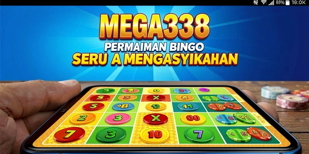 Tampilan gameplay seru dan interaktif dari MEGA338 Bingo.