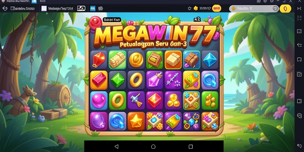 Tampilan gameplay menarik dari MEGAWIN777 yang penuh warna.