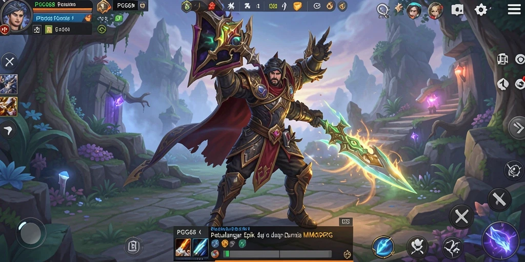 Tampilan gameplay PGG68 yang menampilkan pertarungan epik antar pemain.