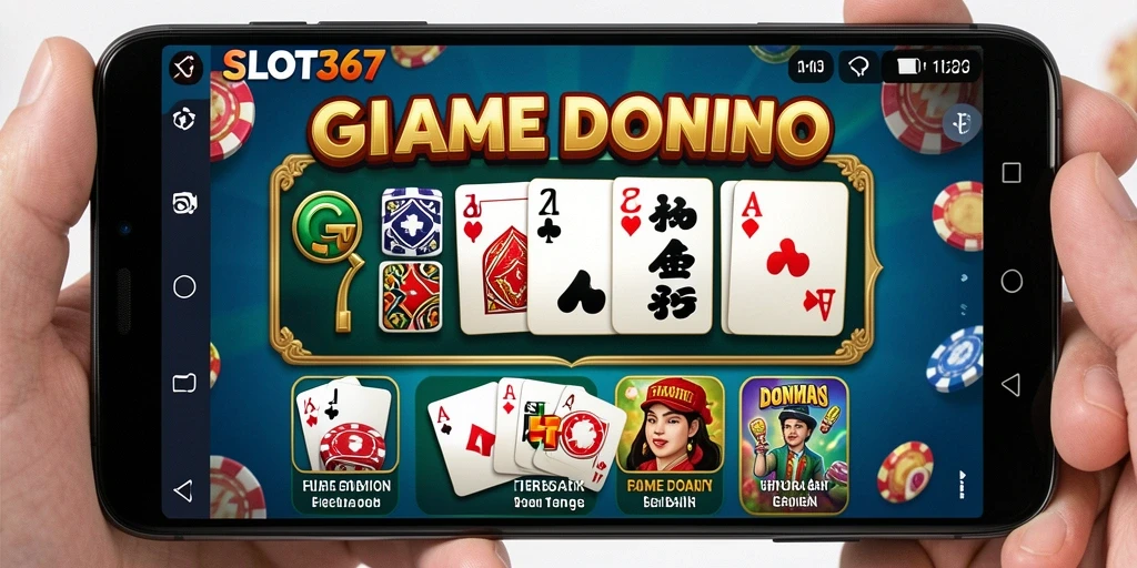 Screenshot menampilkan gameplay menarik dari SLOT367 di meja Domino.